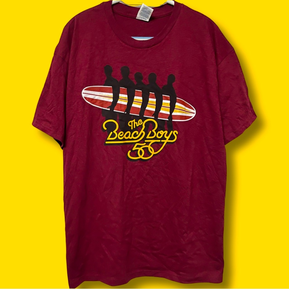 THE BEACH BOYS BAND TEE 50th ANNIVERSARY TOUR MERCH T SHIRT SURFIN USA MENS XL - Picture 1 of 5